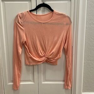 Beyond yoga long sleeve crop top